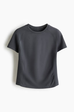 Camiseta de deporte Seamless Slim Fit con DryMove - H&m фото 2