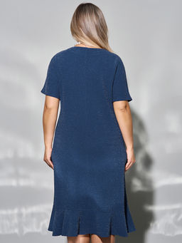 Платье 0421-1 синий топаз