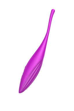 Точечный вибратор Satisfyer Twirling Joy Connect App, силикон, розовый