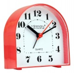 Будильник Mirron кварцевый красный 3010red