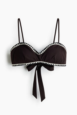 Top de bikini acolchado