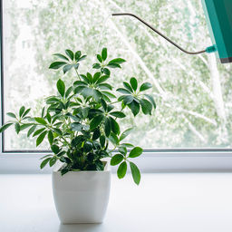 Цена за 2 шт. Кашпо для цветов, 13×13 см, 1.5 л, пластик, белое