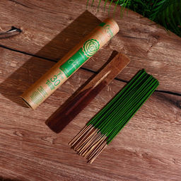 Благовония Organic. Чакры, аромапалочки, Анахата, набор 30 шт, с подставкой