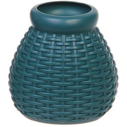 Цена за 5 шт. Ваза из пластика "Дениз" 9*7см цвет зеленый