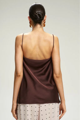 Топ на тонких бретелях Choco