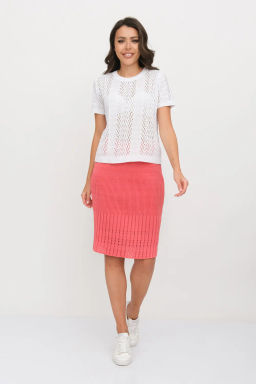 ЗЛАТА Юбка И 014/коралл