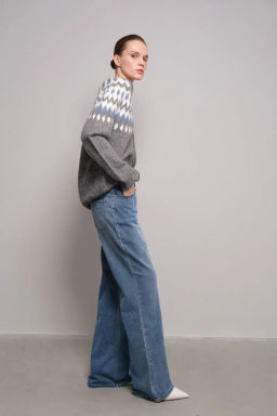 Светло-синие джинсы Bootcut - Incity фото 7