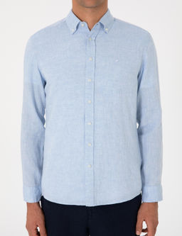 Mavi Regular Fit %100 Keten G_mlek
