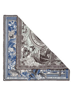 Платок жен. шелк 90х90 E04-8376-16 - Eleganzza фото 4