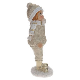 Фигурка декоративная "Мальчик/Девочка", L6 W4 H12,5 см, 2в.