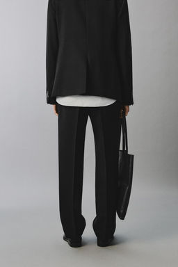 PANTAL?N TRAJE 100% LANA / Negro - Zara фото 3