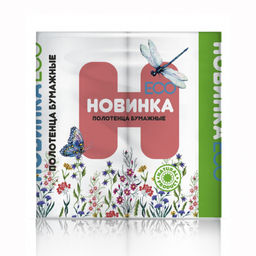 Полотенца "Новинка ЭКО", 2 рулона, 2слоя, целлюлозные арт. ФР-00004488