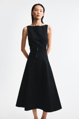 Vestido cut-out de sarga - H&m фото 4