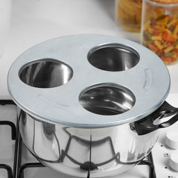 Стерилизатор для стеклянных банок ЭНТЕН, трёхместный, отверстие d=82 мм