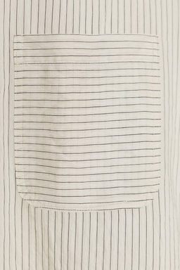 ZW COLLECTION STRIPED FLOWING SHIRT - Zara фото 10