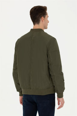 Мужское пальто цвета хаки Неожиданная скидка в корзине - U.s. polo assn фото 5