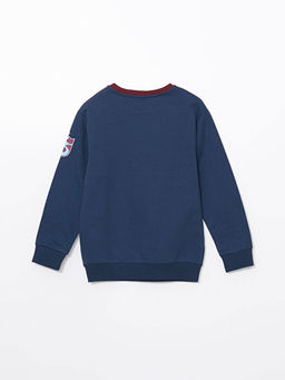 Bisiklet Yaka Trabzonspor Bask?l? Erkek ?ocuk Sweatshirt - Waikiki фото 2