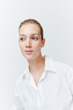 MAMA Camisa con cinturon de anudar Before & After - H&m фото 2