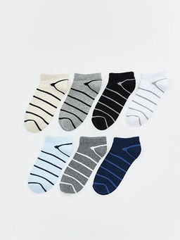 ?izgili Erkek ?ocuk Patik ?orap 7li