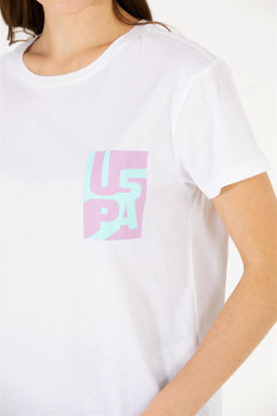 U. S. Polo Assn Женская белая футболка с круглым вырезом - U.s. polo assn фото 14