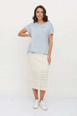 ЗЛАТА Юбка И 019/льняной