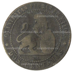 2 сентимо 1870 года Испания