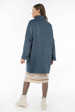 Пальто шерсть 80% женское демисезонное - El podio фото 4