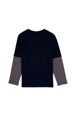 Erkek _ocuk Lacivert Bisiklet Yaka Basic Sweatshirt Sepette S_rpriz _ndirim - U.s. polo assn фото 2