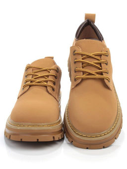 03-P8204-1 BROWN Полуботинки женские (натуральная кожа, нубук) - Фабричный китай фото 13