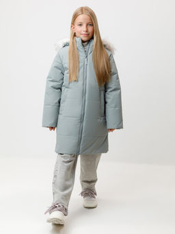 ВК 38110/2 УЗГ пальто для дев со съемной подстежкой