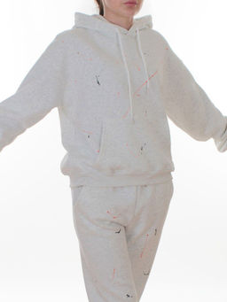 006 LT. GRAY Костюм спортивный зимний женский (95% хлопок, 5% полиэстер)