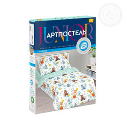 Постельное белье Колобок (поплин детский) 1,5 сп./Пододеяльник: 1 шт. - 215*145; Простыня: 1 шт. - 214*150; Наволочка: 2 шт. - 70*70; Поплин детский - Артпостель фото 6