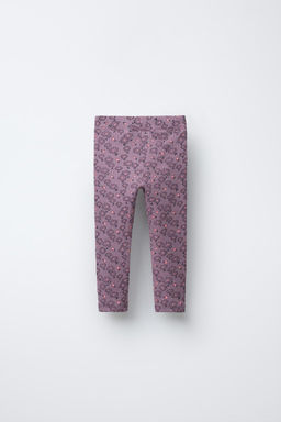 RIBBED PRINTED LEGGINGS - Zara фото 17