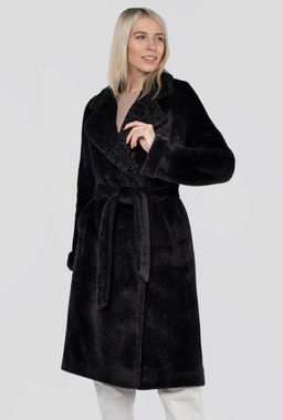 Пальто женское утепленное (пояс) - El podio фото 15