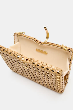 CAJA R?GIDA MET?LICA / Oro - Zara фото 4