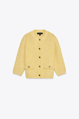 3/4 LENGTH SLEEVE KNIT CARDIGAN - Zara фото 3