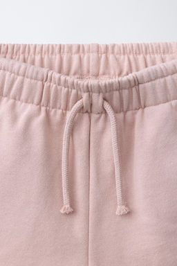 BERMUDA FELPA PARCHE ESTRELLAS / Rosa lavado - Zara фото 3