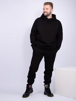 Костюм Грей черный, футер начес