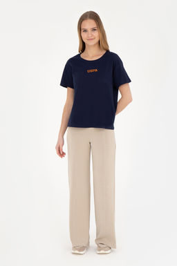 Женские легкие спортивные штаны цвета хаки - U.s. polo assn фото 7