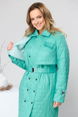 Плащ Romanovich Style 9-2209 бирюза  фото 5