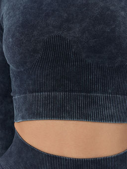 Джемпер женский для занятий спортом серый - Mark formelle фото 5