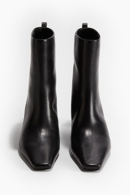 Botines de piel con tacon - H&m фото 5