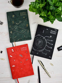 Ежедневник недатированный ESCALADA, #проМани, А5, 160 л., арт. 67261/ 15 ТИВОЛИ ЧЁРНЫЙ