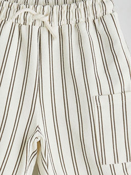 Beli Lastik ?izgili Erkek ?ocuk ?ort