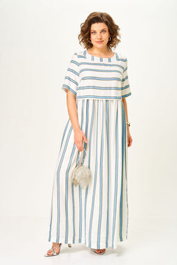 Платье Michel Chic 2165/1 голубой штрих