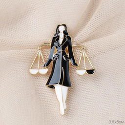 Брошь Фемида / 4847-35 /уп 24/