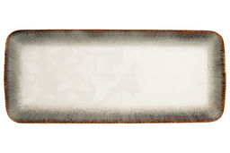 Блюдо прямоугольное Nuances, коричневое, 36х16 см