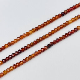 Бусины для украшений из Граната "Спессартин" (130 бусин)