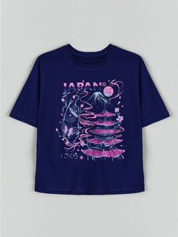 Комплект домашний женский синий с принтом - Mark formelle фото 4