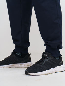 Брюки мужские на манжете синий